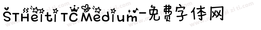 STHeiti TC Medium字体转换